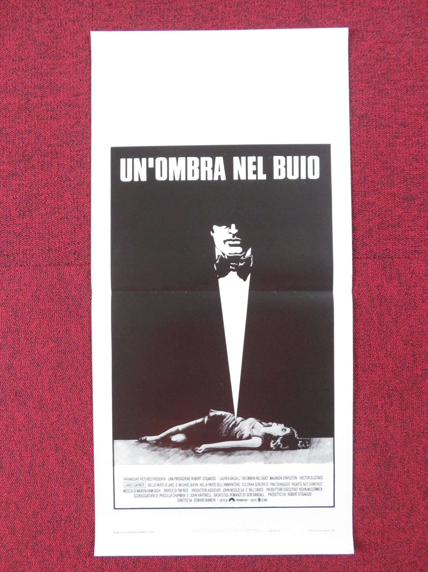 THE FAN ITALIAN LOCANDINA POSTER LAUREN BACALL JAMES GARNER 1981 Rendezvous Cinema Movie posters