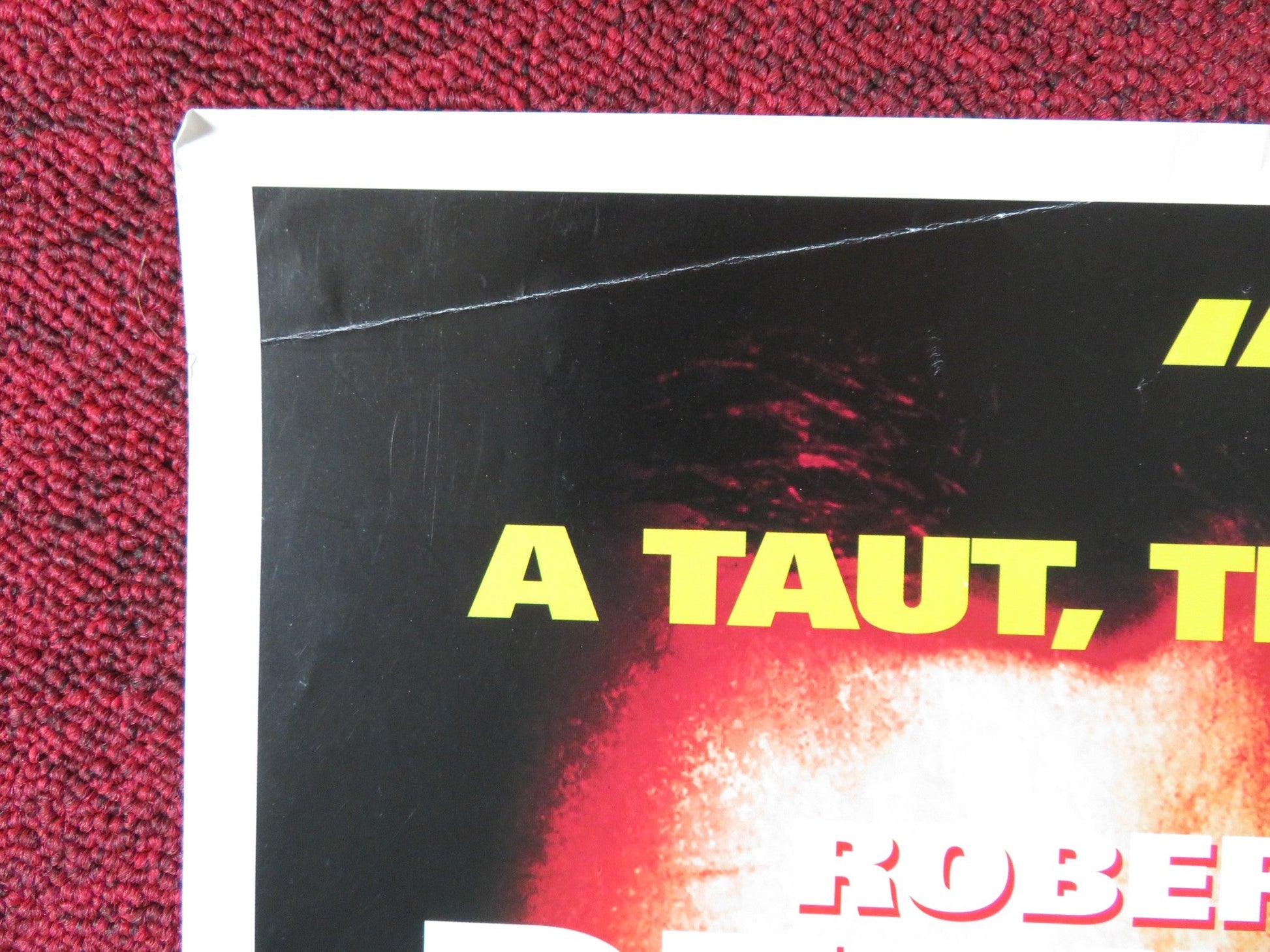 THE FAN VHS POSTER ROLLED ROBERT DE NIRO WESLEY SNIPES 1996 Rendezvous Cinema Movie posters