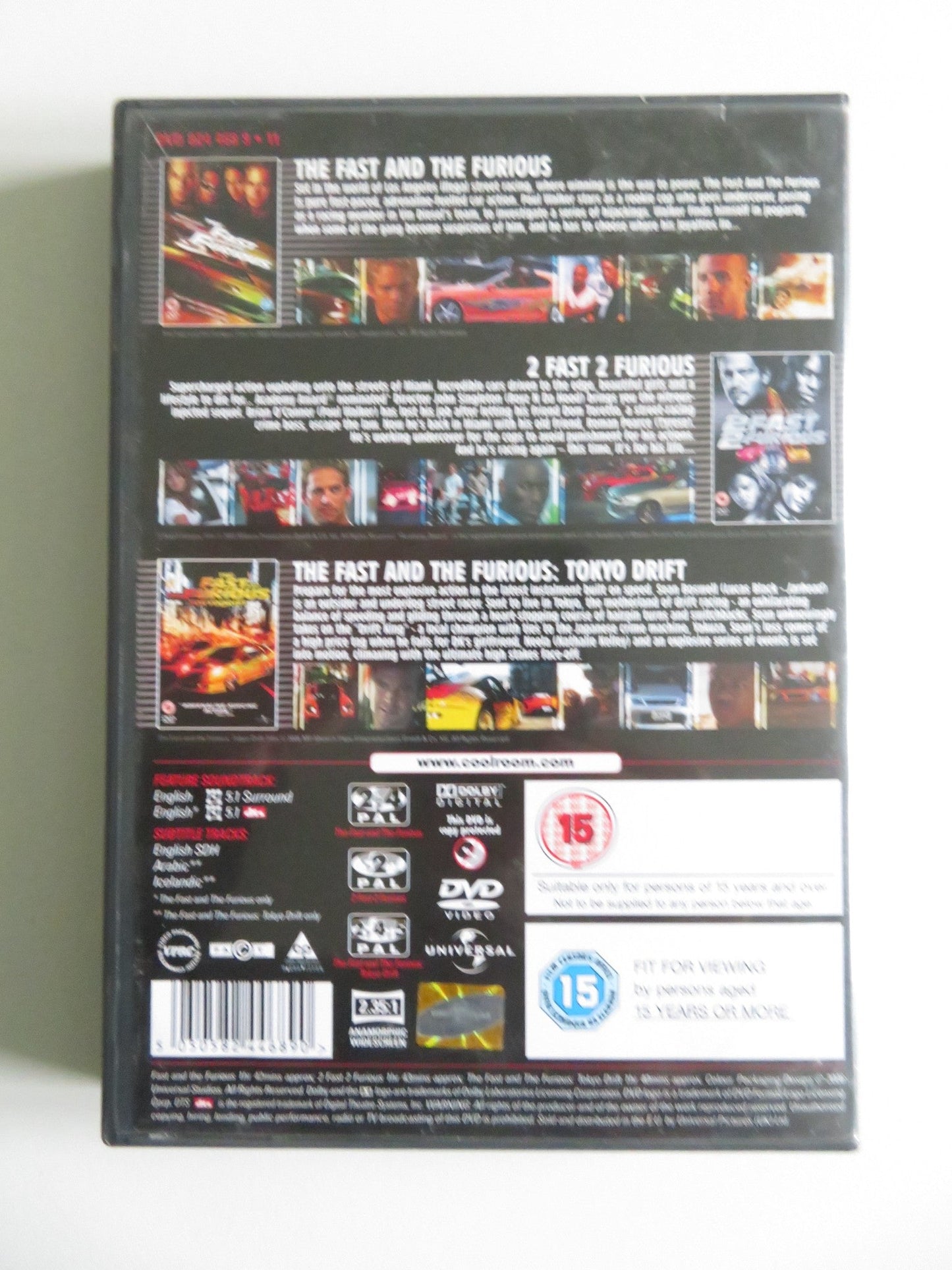 THE FAST AND THE FURIOUS ULTIMATE COLLECTION (DVD BOXSET) WALKER 2001 REGION 2 Movie posters
