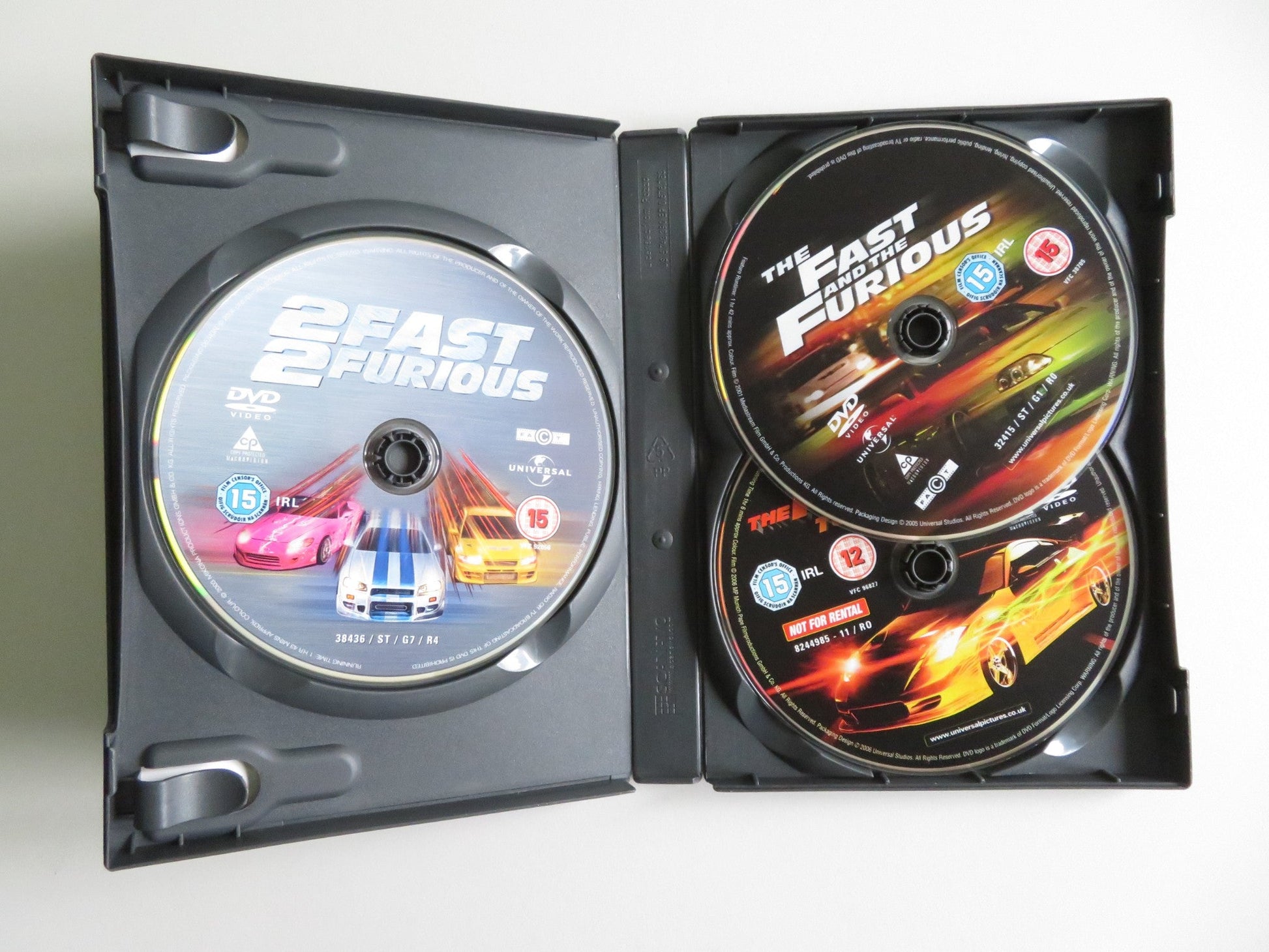 THE FAST AND THE FURIOUS ULTIMATE COLLECTION (DVD BOXSET) WALKER 2001 REGION 2 Movie posters