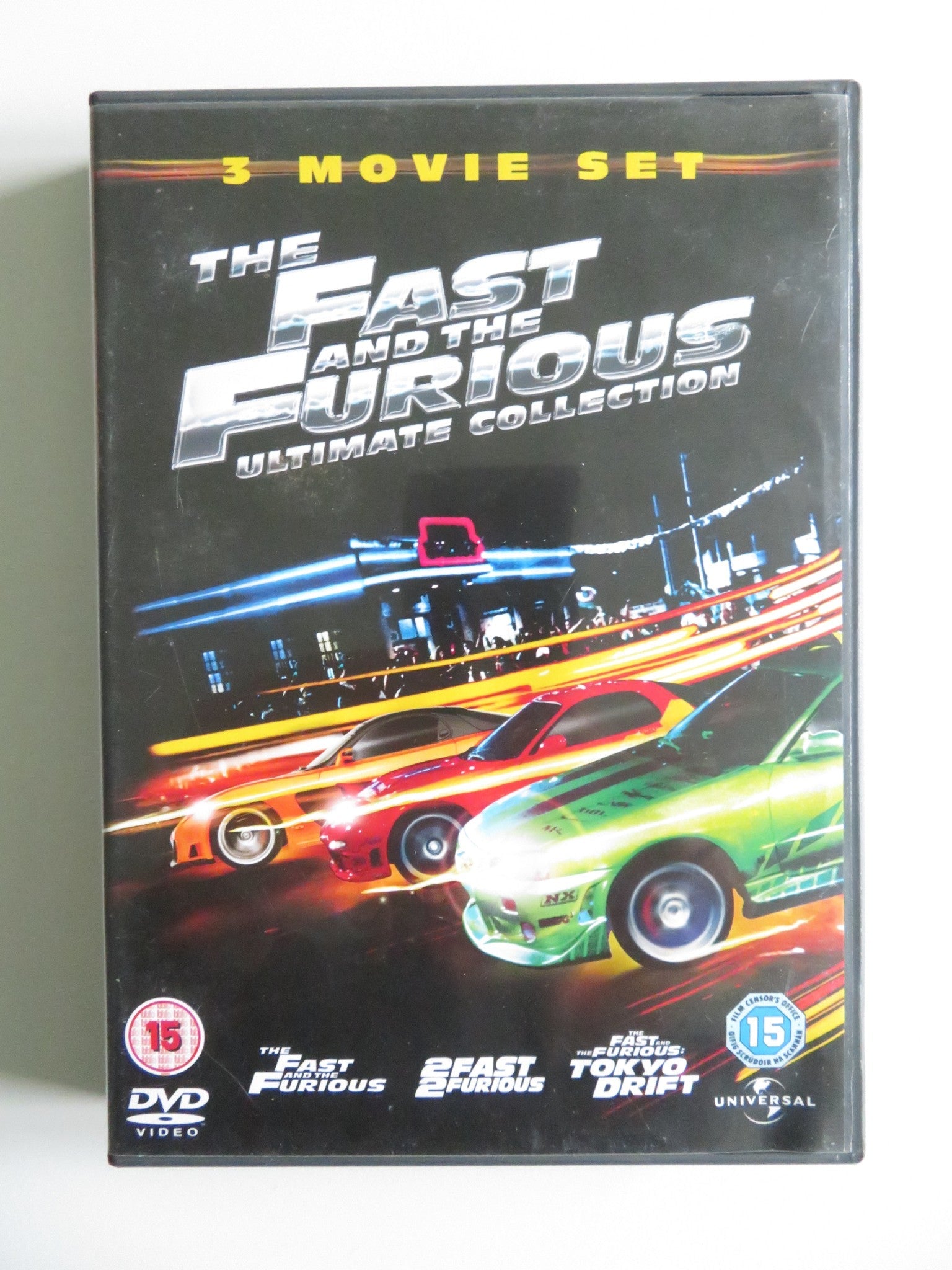 THE FAST AND THE FURIOUS ULTIMATE COLLECTION (DVD BOXSET) WALKER 2001 REGION 2 Movie posters