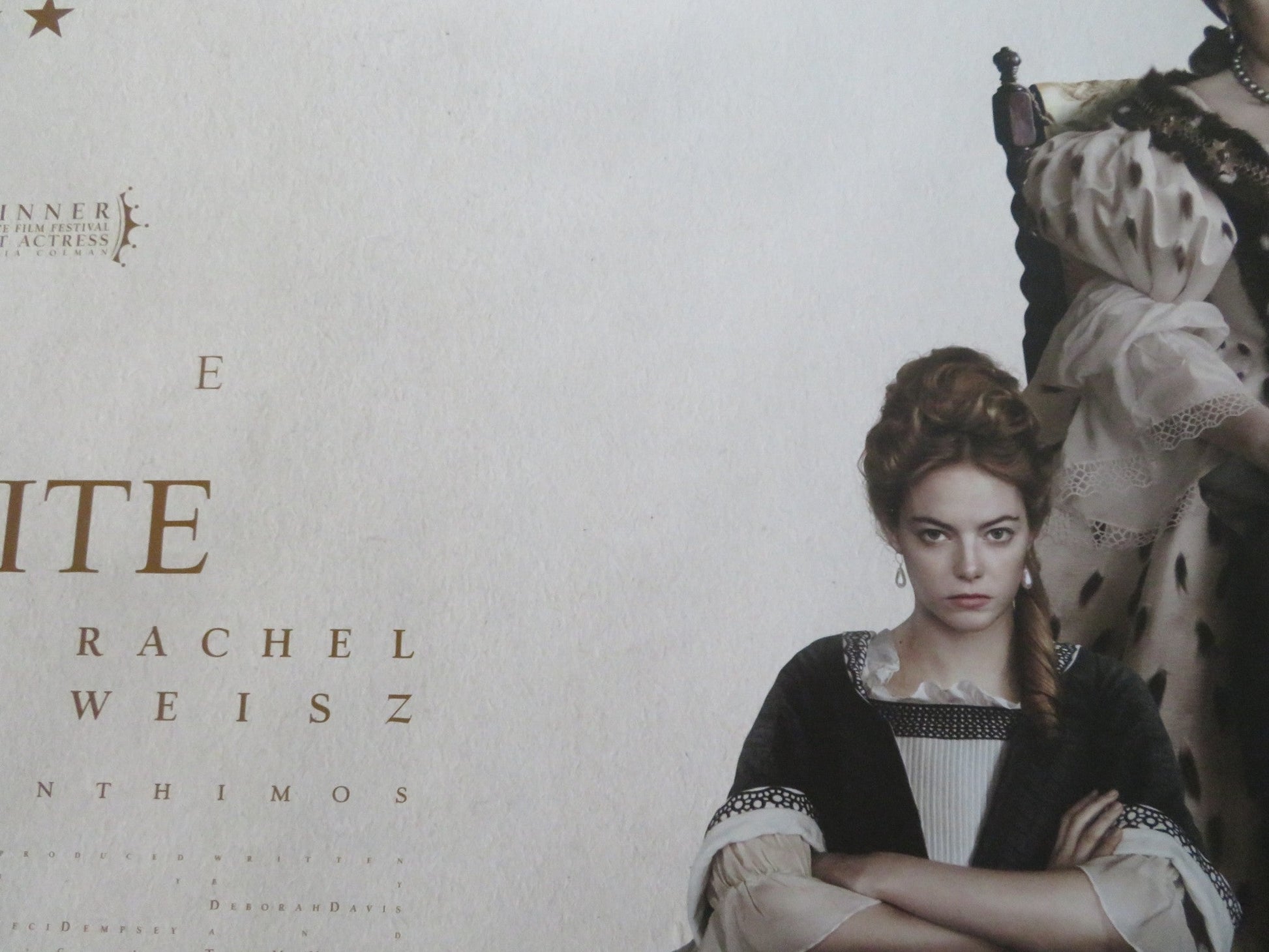 THE FAVOURITE UK QUAD ROLLED POSTER OLIVIA COLMAN EMMA STONE 2018 Rendezvous Cinema Movie posters