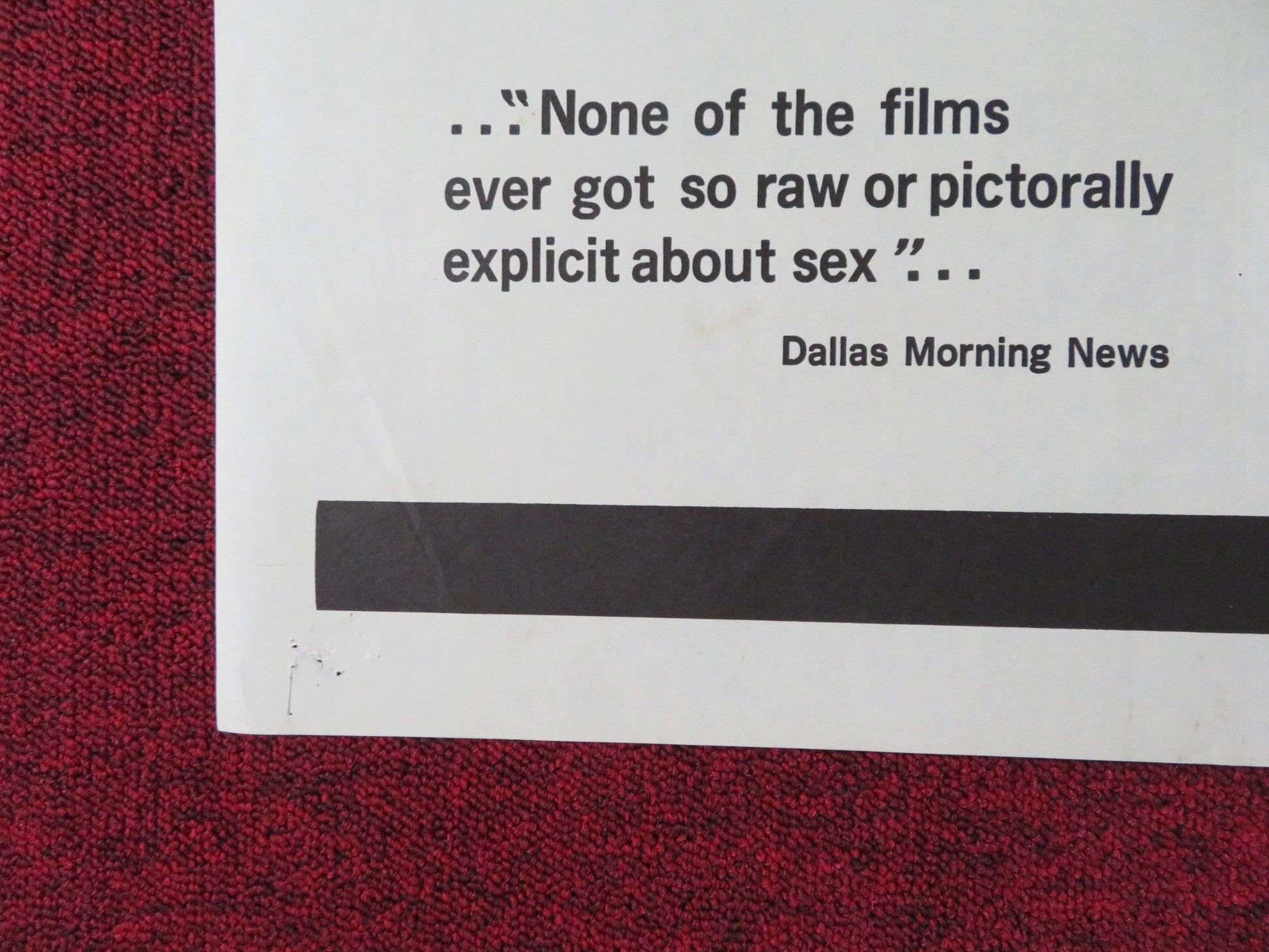 THE FEMALE: SEVENTY TIMES SEVEN FOLDED US ONE SHEET POSTER ISABEL SARLI 1962 Rendezvous Cinema Movie posters