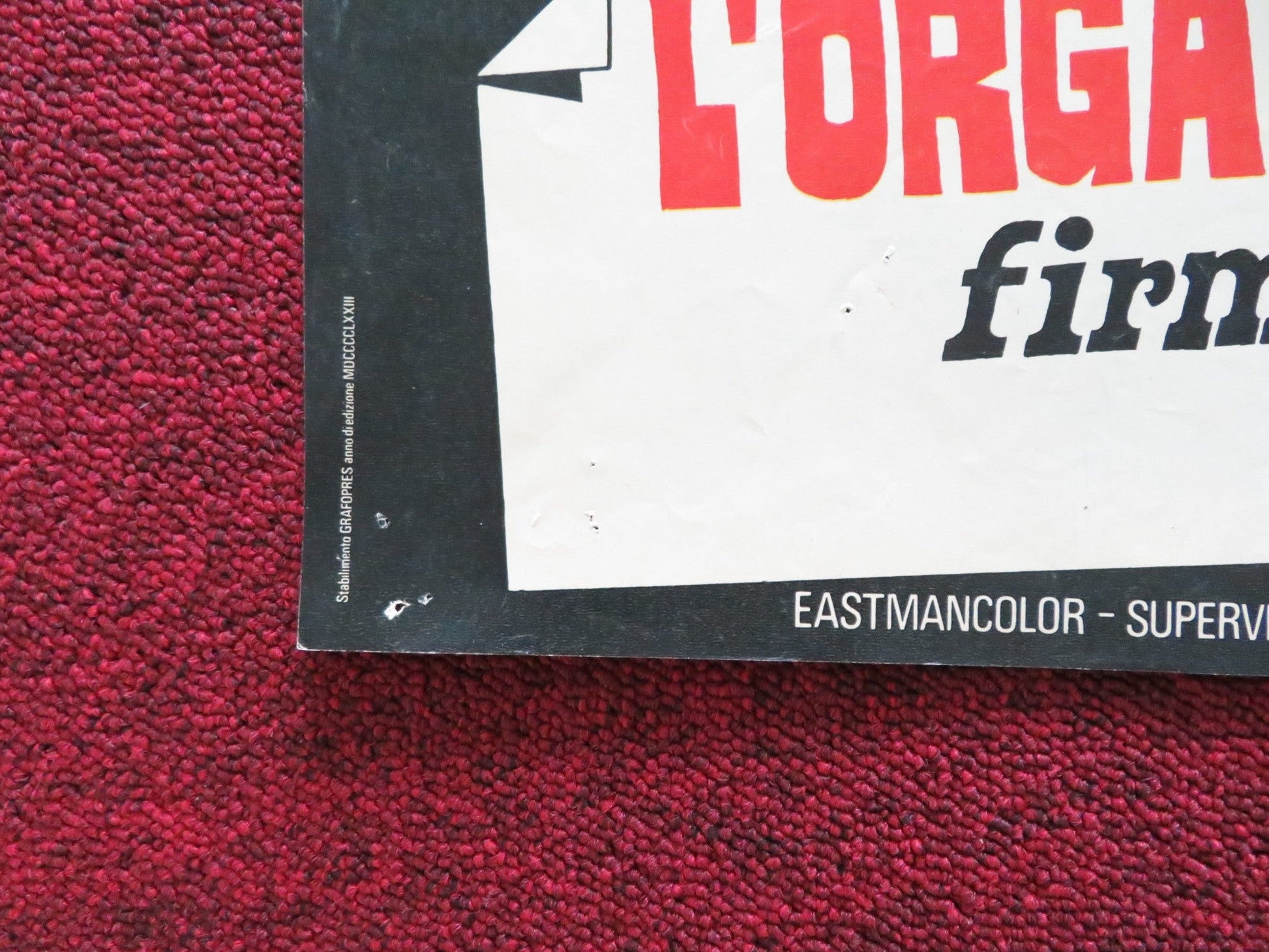 THE FICTION - MAKERS - C ITALIAN FOTOBUSTA POSTER ROGER MOORE SYLVIA SYMS 1973 Rendezvous Cinema Movie posters