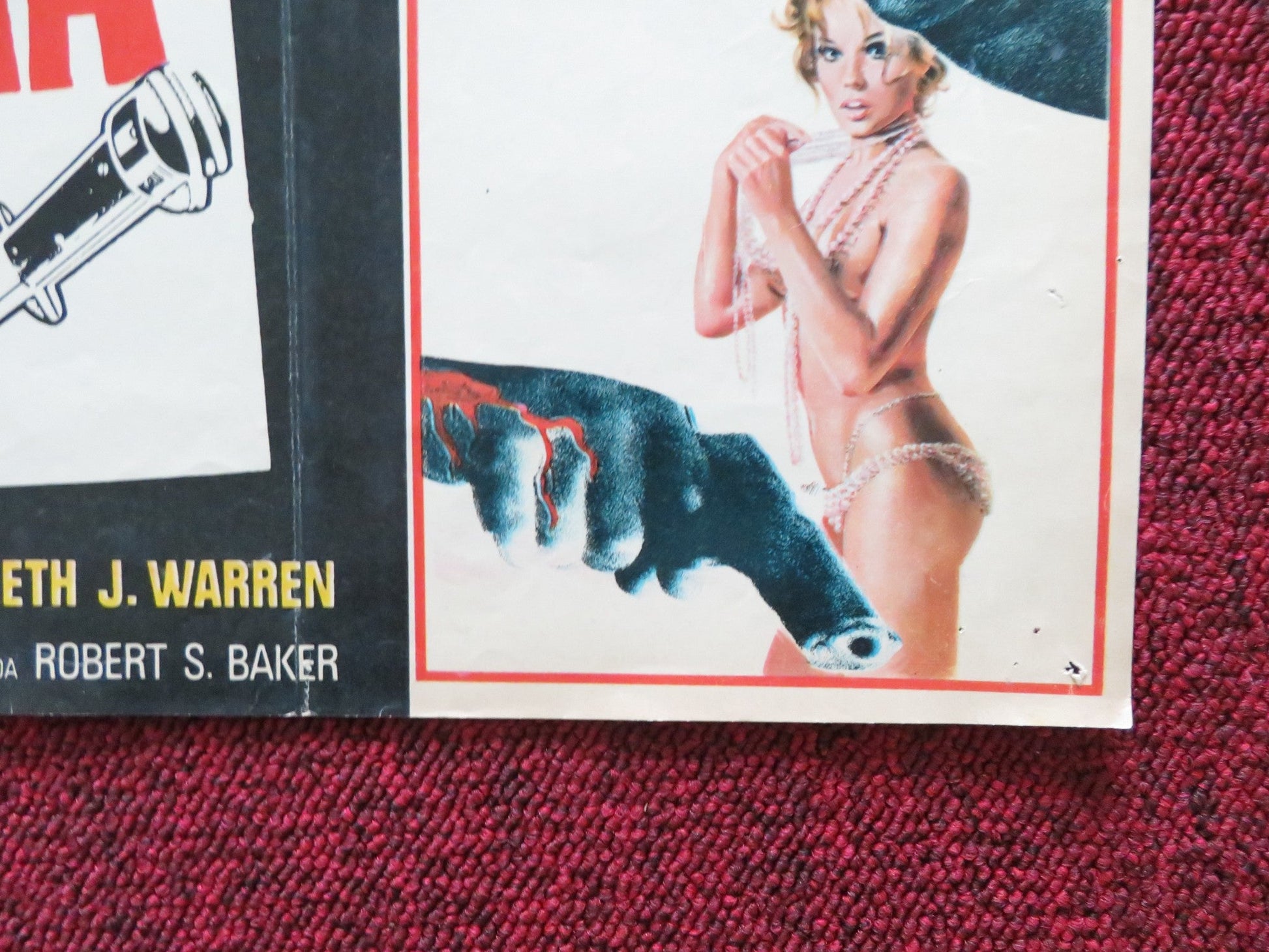 THE FICTION - MAKERS - C ITALIAN FOTOBUSTA POSTER ROGER MOORE SYLVIA SYMS 1973 Rendezvous Cinema Movie posters