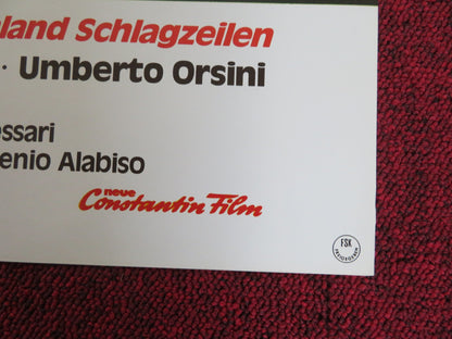 THE FIFTH COMMANDMENT GERMAN A1 POSTER FOLDED HELMUT BERGER PETER HOOTEN 1978 Rendezvous Cinema Movie posters