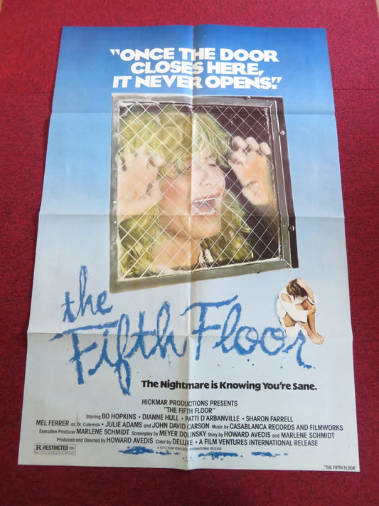 THE FIFTH FLOOR FOLDED US ONE SHEET POSTER BO HOPKINS DIANNE HULL 1979 Rendezvous Cinema Movie posters