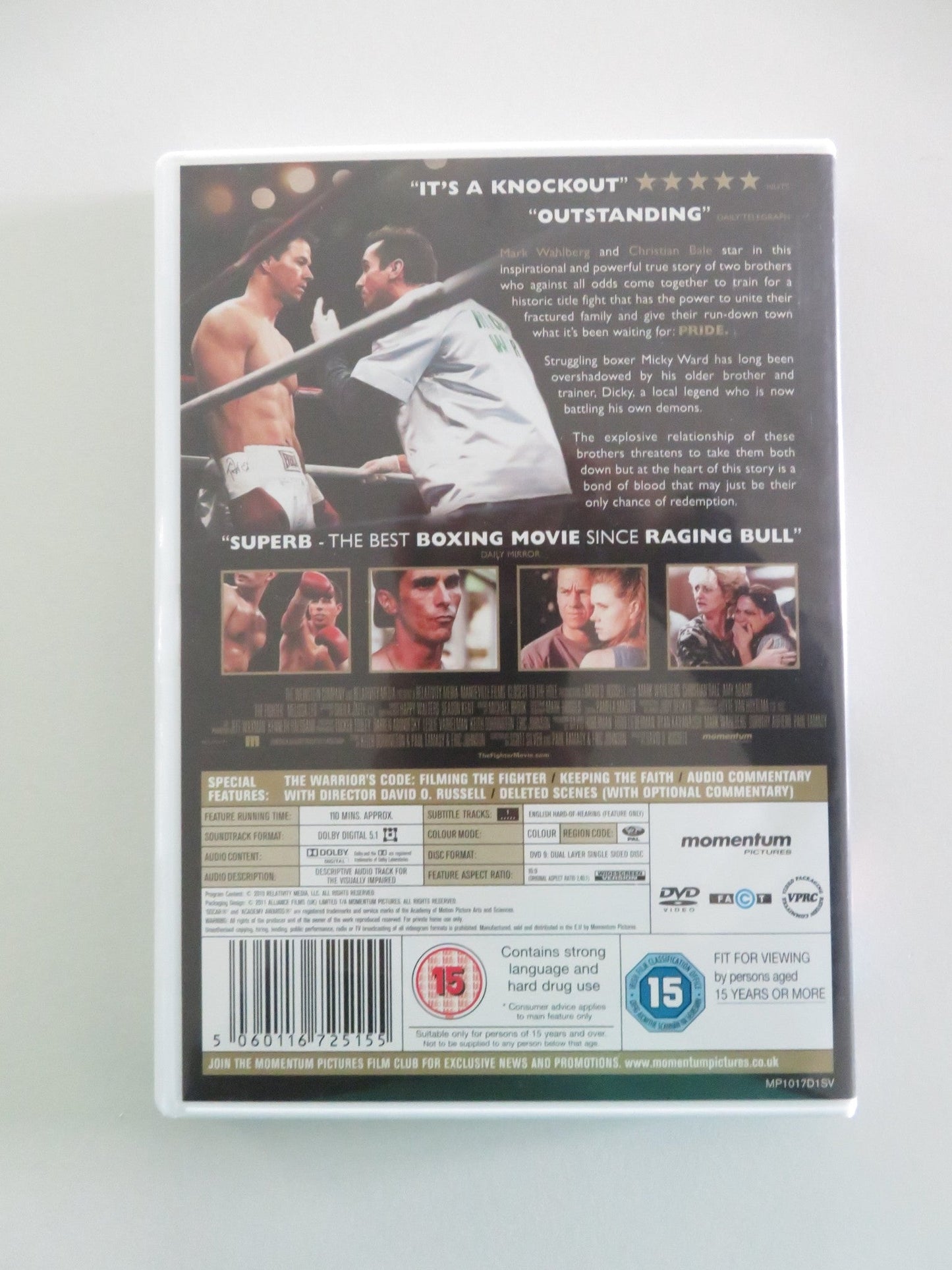 THE FIGHTER (DVD) MARK WAHLBERG CHRISTIAN BALE 2010 REGION 2 Movie posters
