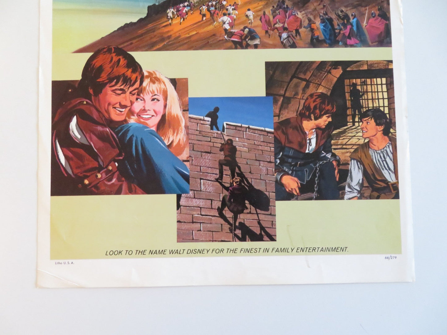 THE FIGHTING PRINCE OF DONEGAL US INSERT POSTER DISNEY PETER MCENERY 1966 Rendezvous Cinema Movie posters