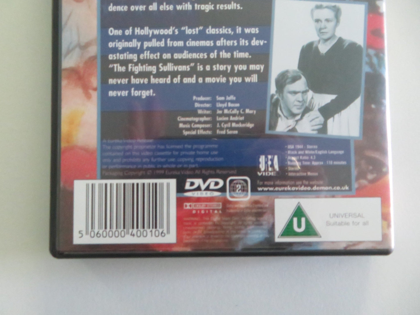 The Fighting Sullivans (DVD) Anne Baxter Thomas Mitchell 1944 Region 2 Movie posters