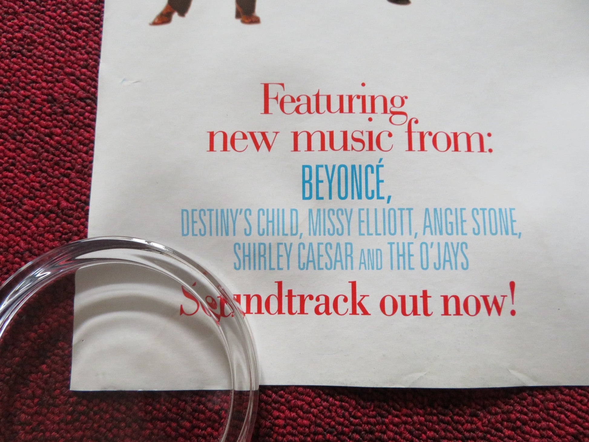 THE FIGHTING TEMPTATIONS UK QUAD ROLLED POSTER BEYONCE CUBA GOODING JR. 2003 Rendezvous Cinema Movie posters