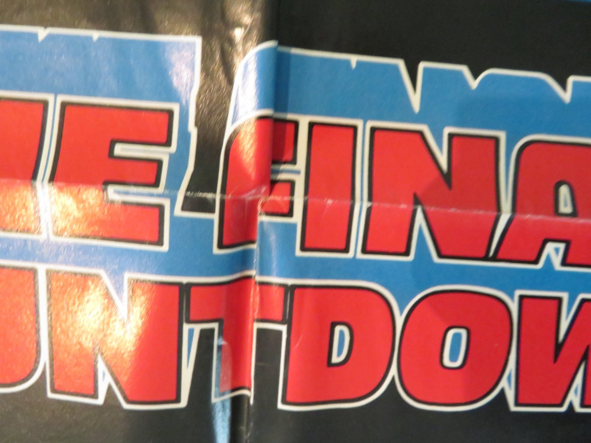 THE FINAL COUNTDOWN FOLDED US ONE SHEET POSTER KIRK DOUGLAS MARTIN SHEEN 1980 Rendezvous Cinema Movie posters