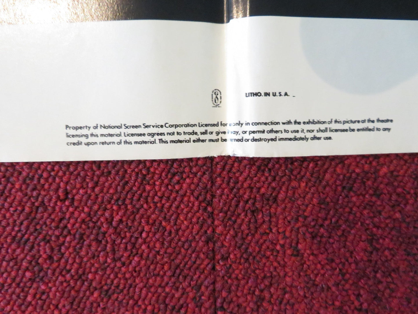 THE FINAL COUNTDOWN FOLDED US ONE SHEET POSTER KIRK DOUGLAS MARTIN SHEEN 1980 Rendezvous Cinema Movie posters