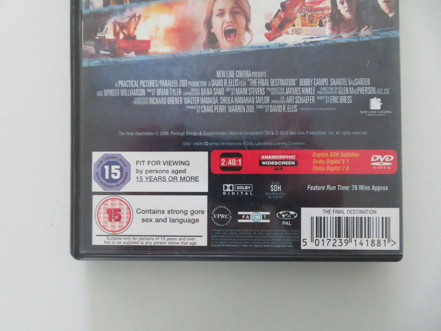 The Final Destination (DVD) Bobby Campo Shantel VanSanten 2009 Region 2 Movie posters