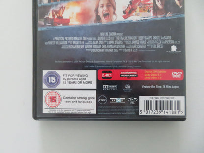 The Final Destination (DVD) Bobby Campo Shantel VanSanten 2009 Region 2 Movie posters