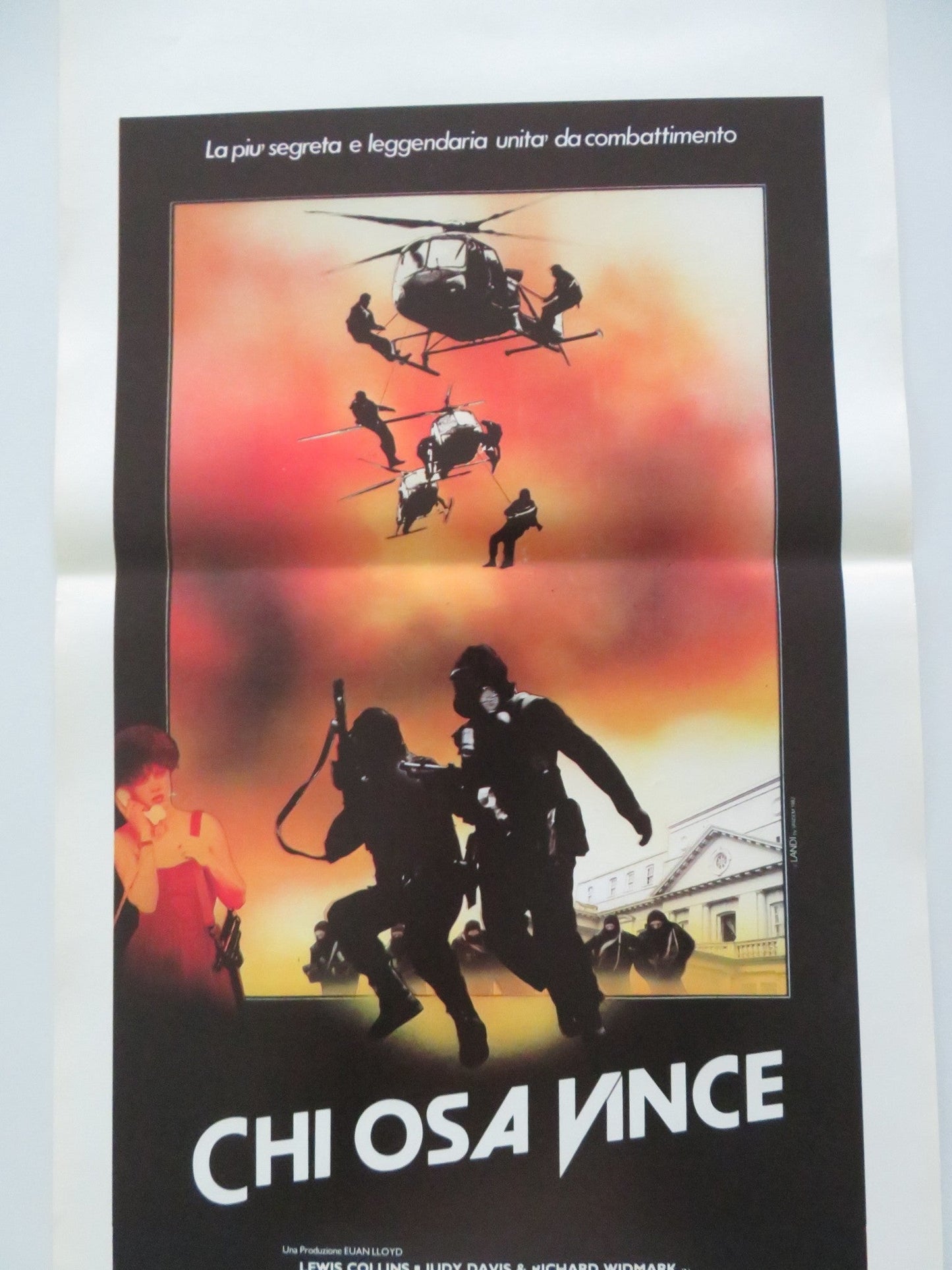 THE FINAL OPTION ITALIAN LOCANDINA POSTER LEWIS COLLINS JUDY DAVIS 1983 Movie posters