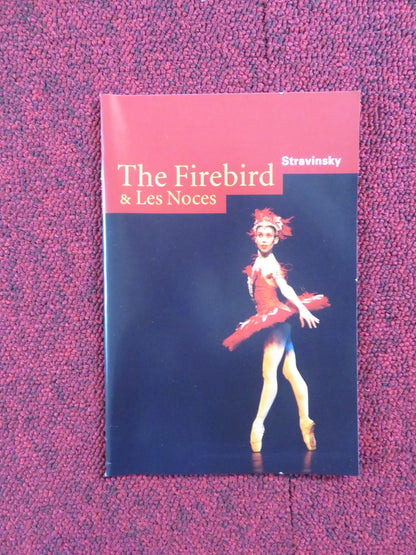 THE FIREBIRD & LES NOCES (DVD) THE ROYAL BALLET LEANNE BENJAMIN 2001 REGION ALL Rendezvous Cinema Movie posters