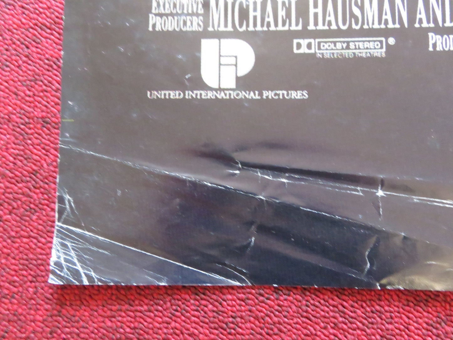 THE FIRM UK QUAD POSTER FOLDED TOM CRUISE GENE HACKMAN 1993 Rendezvous Cinema Movie posters