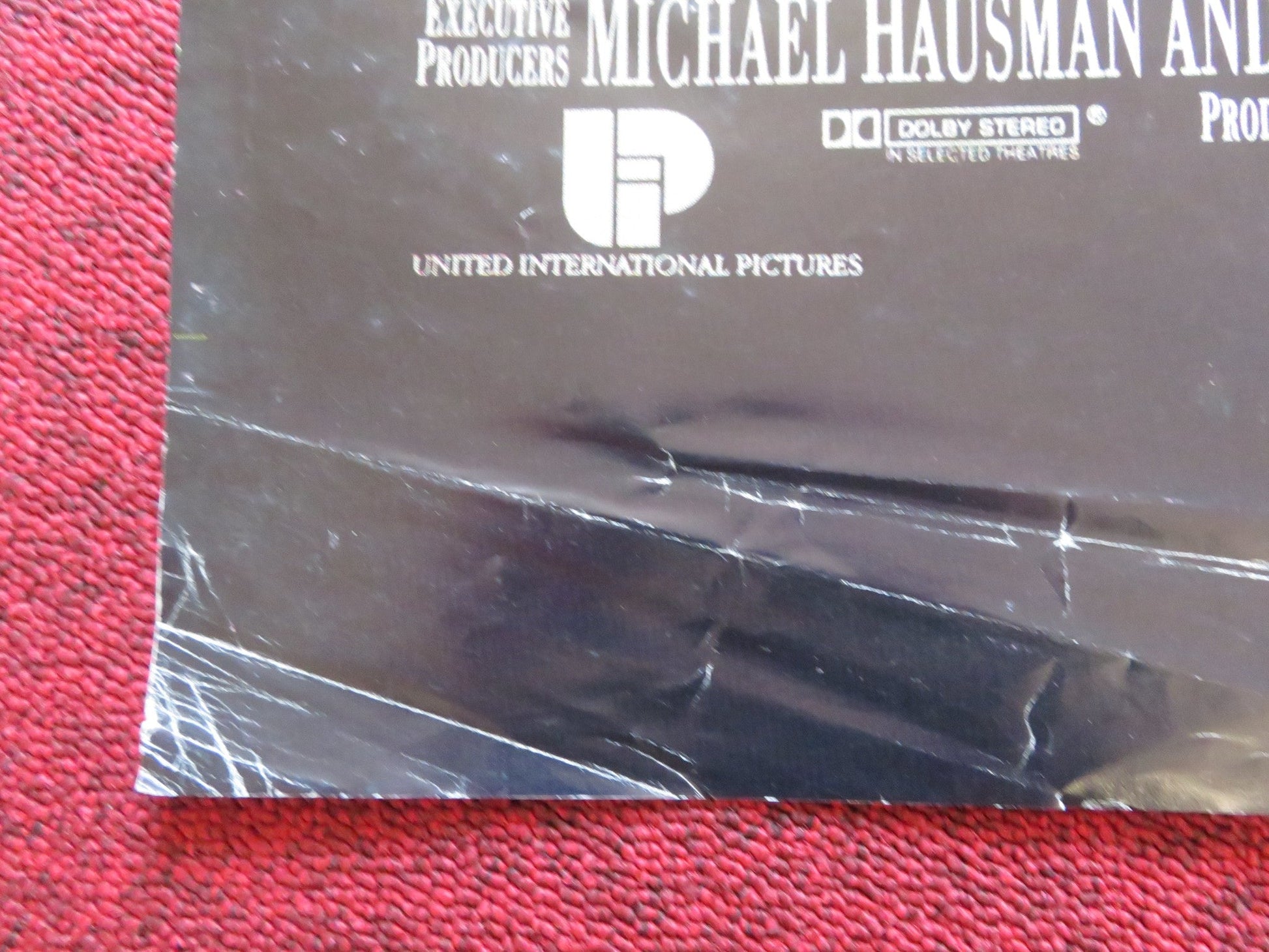 THE FIRM UK QUAD POSTER FOLDED TOM CRUISE GENE HACKMAN 1993 Rendezvous Cinema Movie posters