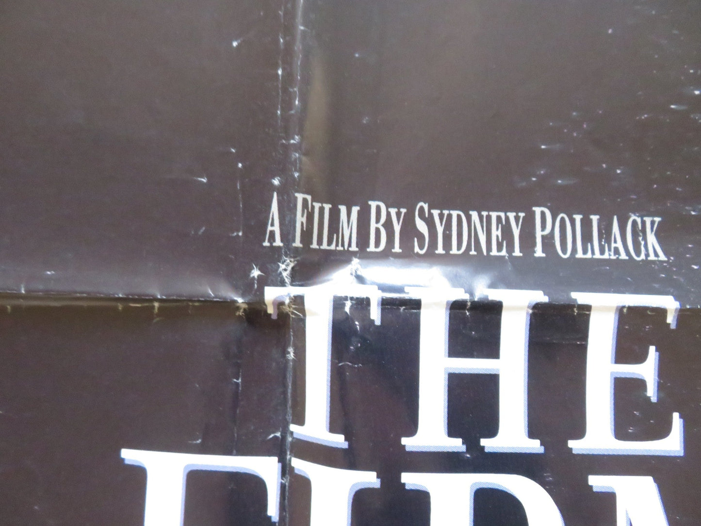 THE FIRM UK QUAD POSTER FOLDED TOM CRUISE GENE HACKMAN 1993 Rendezvous Cinema Movie posters