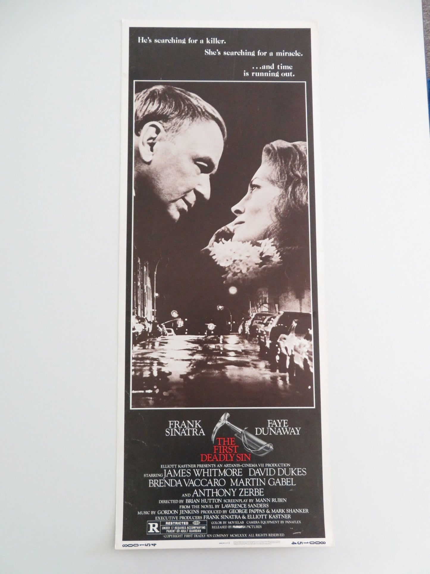 THE FIRST DEADLY SIN US INSERT POSTER FRANK SINATRA FAYE DUNAWAY 1980 Movie posters