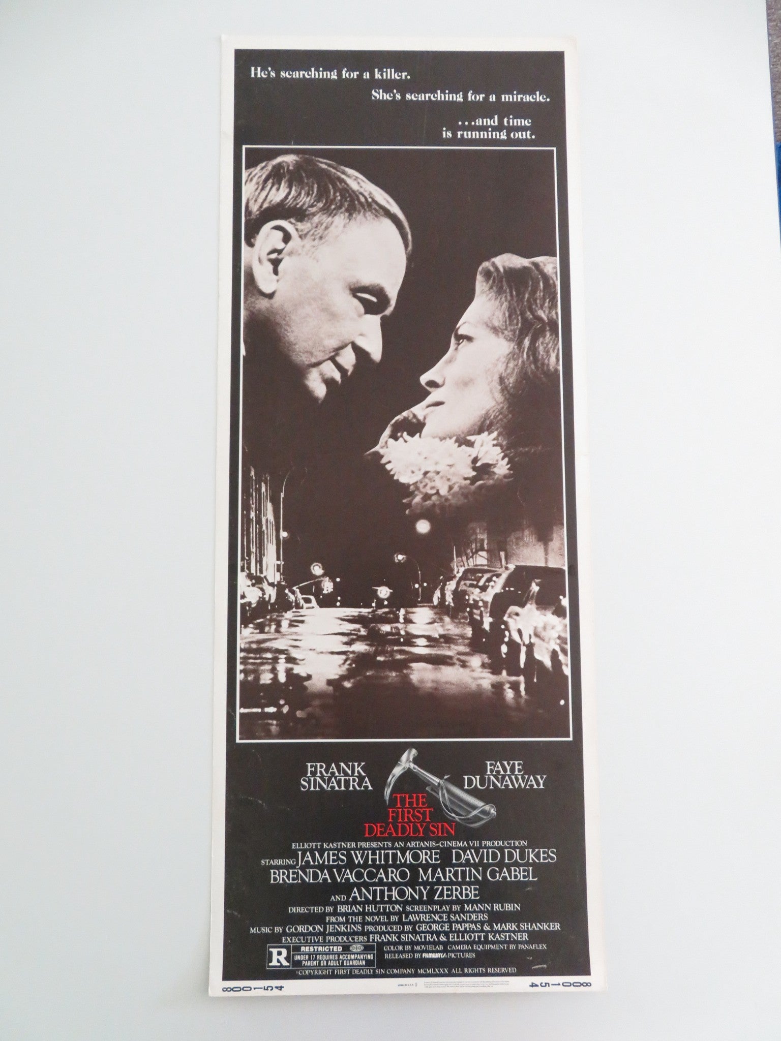 THE FIRST DEADLY SIN US INSERT POSTER FRANK SINATRA FAYE DUNAWAY 1980 Movie posters