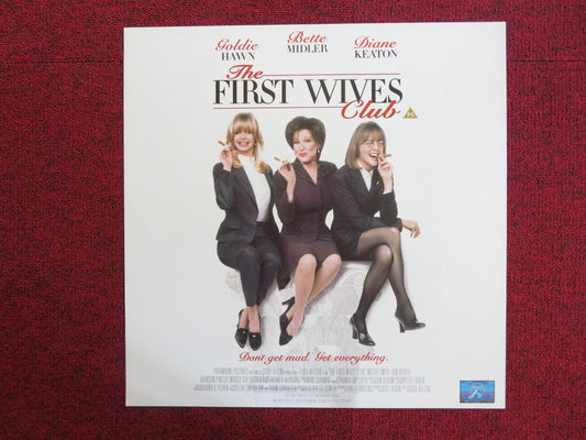 THE FIRST WIVES CLUB VHS VIDEO POSTER GOLDIE HAWN BETTE MIDLER 1996 Rendezvous Cinema Movie posters