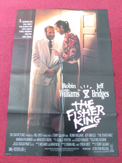 THE FISHER KING FOLDED US ONE SHEET POSTER JEFF BRIDGES ROBIN WILLIAMS 1991 Rendezvous Cinema Movie posters