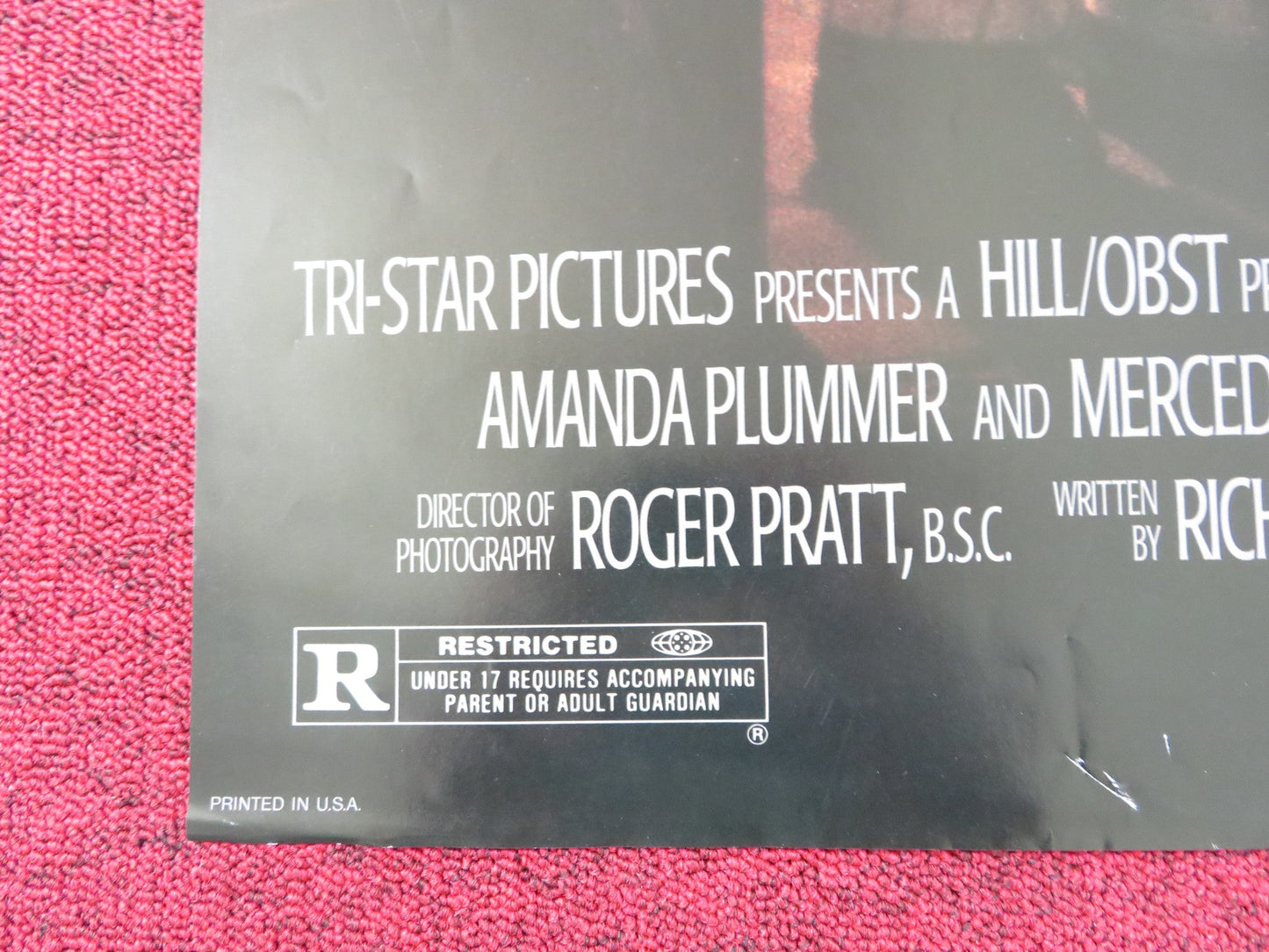 THE FISHER KING FOLDED US ONE SHEET POSTER JEFF BRIDGES ROBIN WILLIAMS 1991 Rendezvous Cinema Movie posters