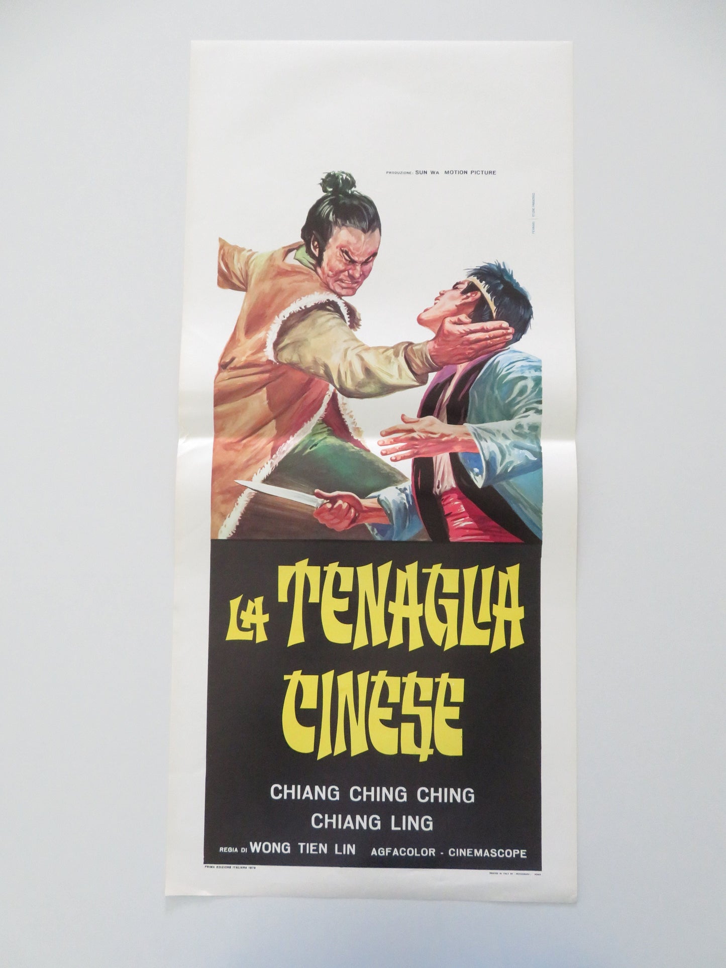 The Fist That Kills Italian Locandina Poster Ching-Ching Chang Ming Chiang 1973 Movie posters