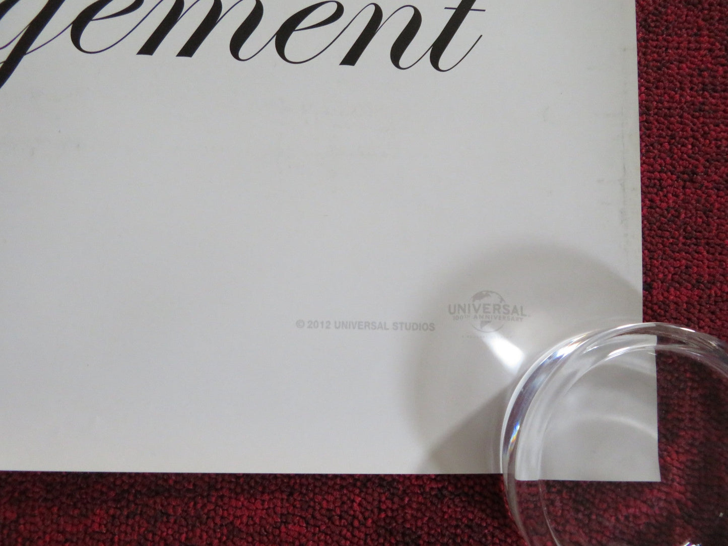 THE FIVE - YEAR ENGAGEMENT US ONE SHEET ROLLED POSTER EMILY BLUNT JASON SEGEL 2012 Rendezvous Cinema Movie posters