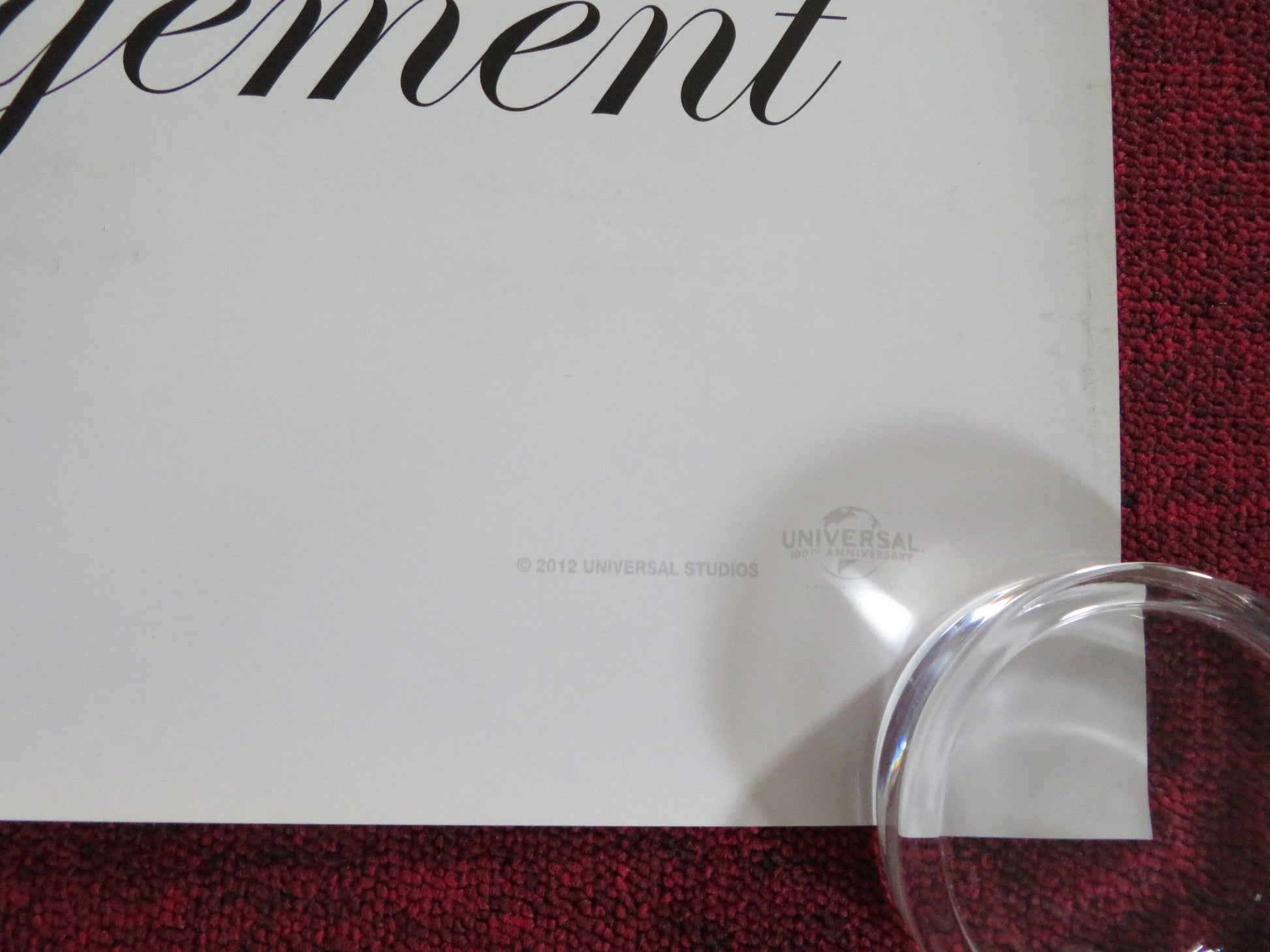 THE FIVE - YEAR ENGAGEMENT US ONE SHEET ROLLED POSTER EMILY BLUNT JASON SEGEL 2012 Rendezvous Cinema Movie posters