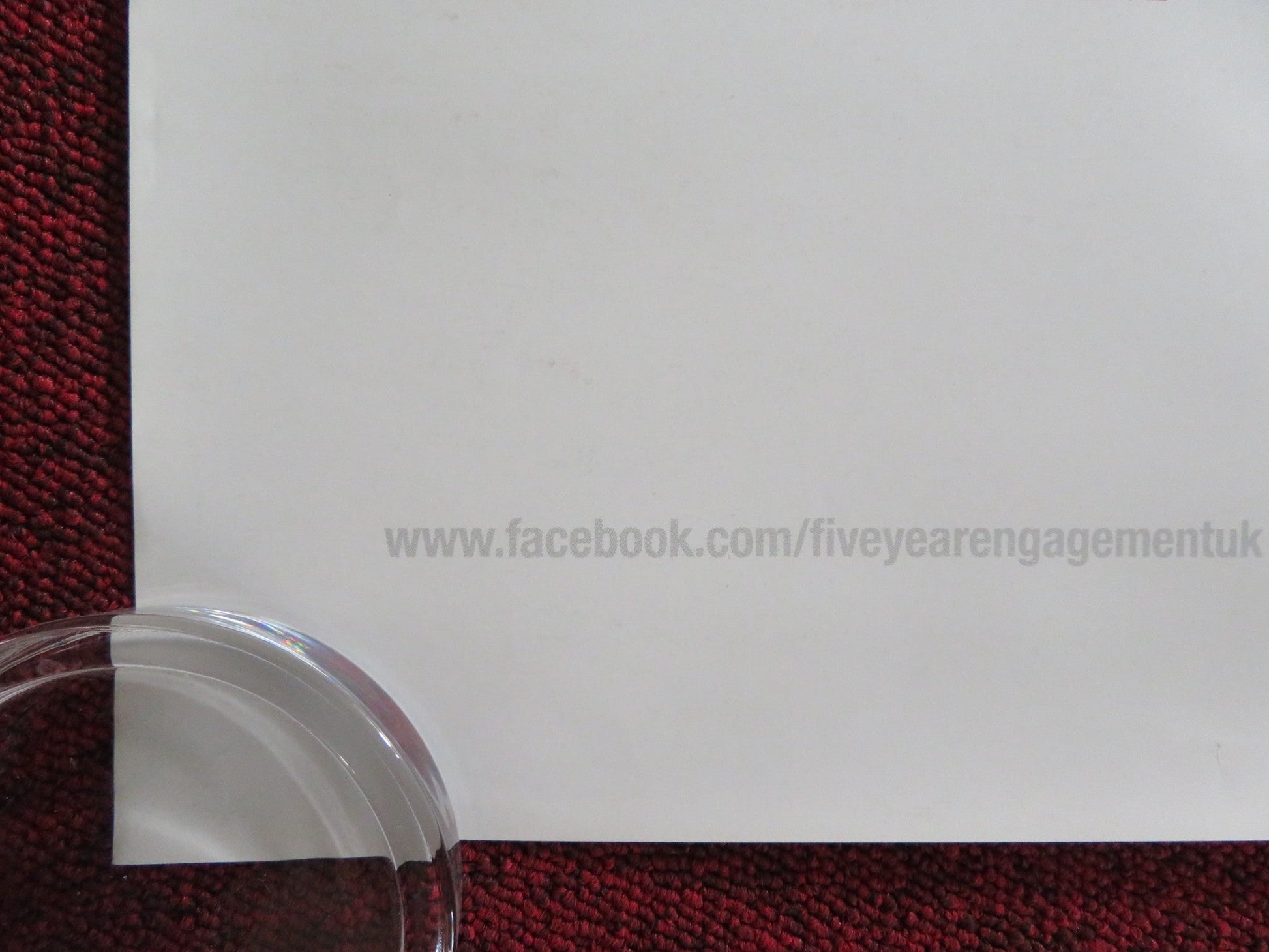 THE FIVE - YEAR ENGAGEMENT US ONE SHEET ROLLED POSTER EMILY BLUNT JASON SEGEL 2012 Rendezvous Cinema Movie posters