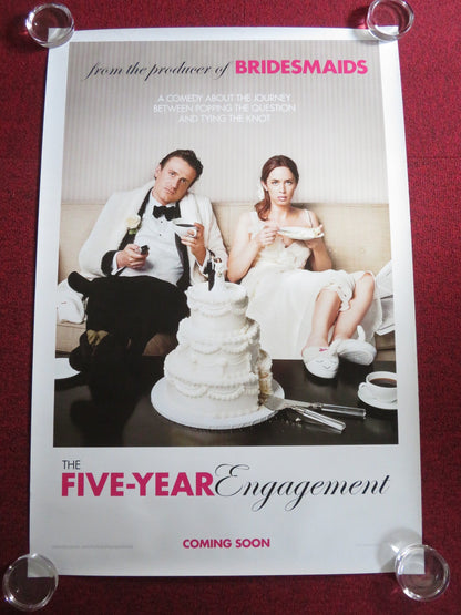 THE FIVE - YEAR ENGAGEMENT US ONE SHEET ROLLED POSTER EMILY BLUNT JASON SEGEL 2012 Rendezvous Cinema Movie posters