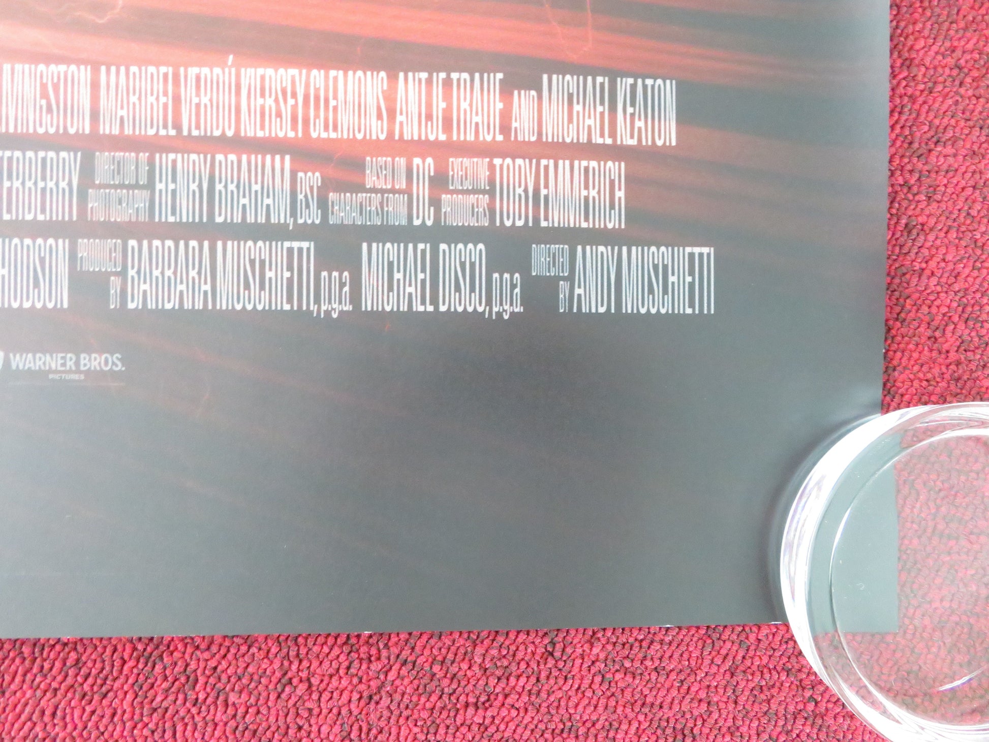 The Flash UK Quad Rolled Poster DC Ezra Miller Michael Keaton 2023 Movie posters