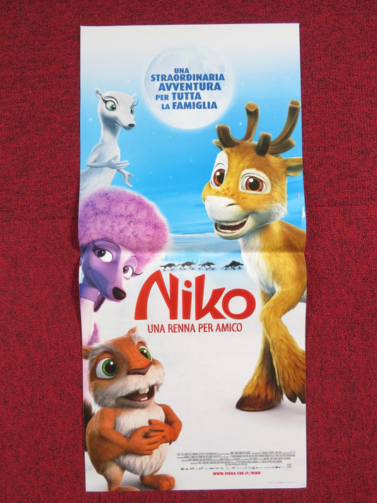 THE FLIGHT BEFORE CHRISTMAS ITALIAN LOCANDINA POSTER OLLI JANTUNEN 2008 Rendezvous Cinema Movie posters