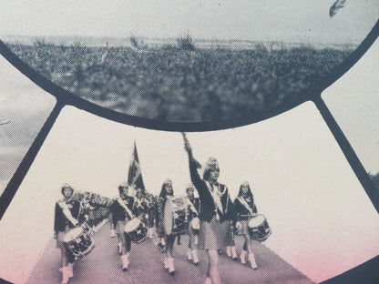 THE FLYING DANISH GYMNASTS - PERFORMANCE ADVERTISMENT ISRAELI POSTER ROLLED 1970s Movie posters