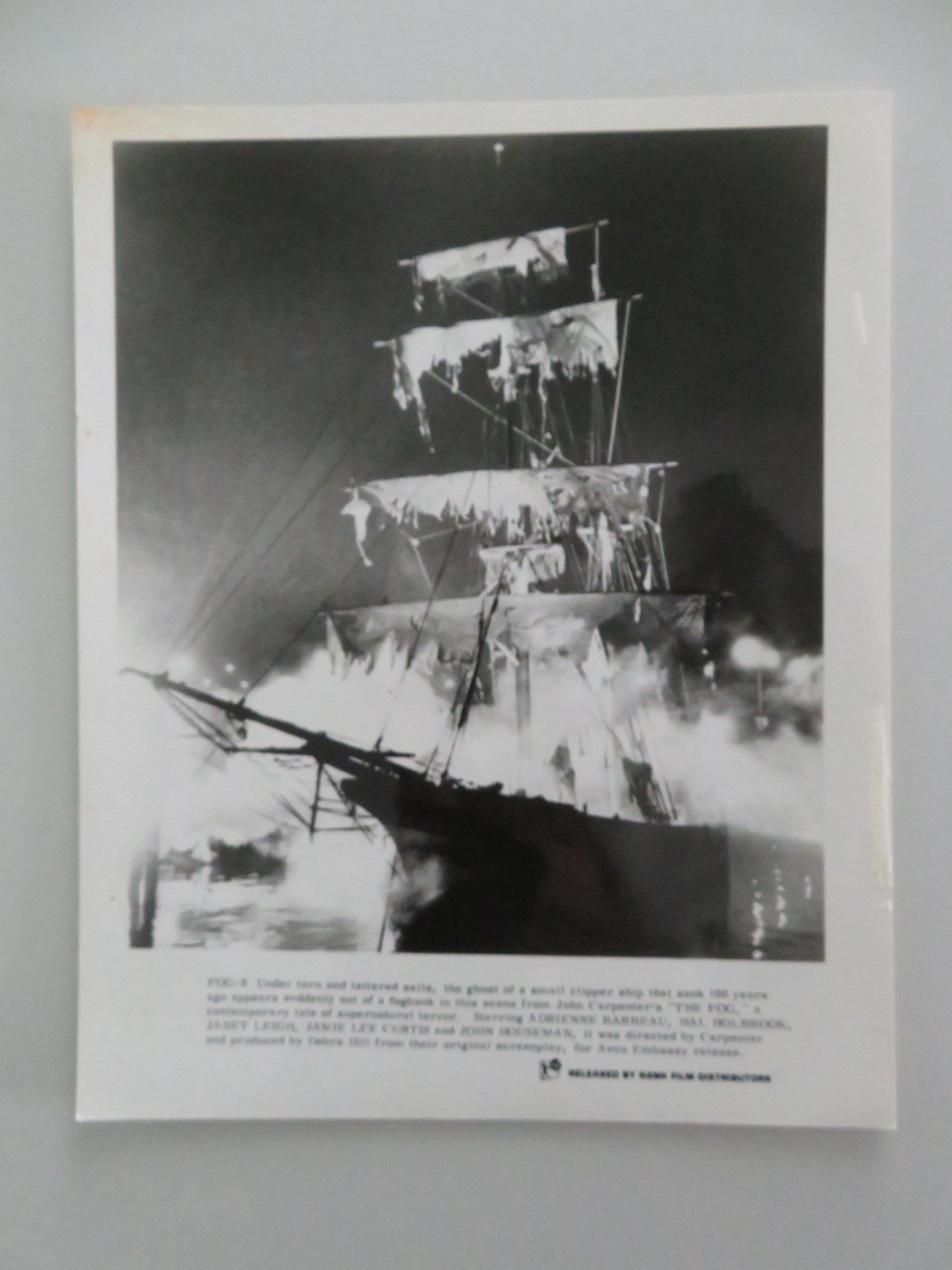 The Fog MOVIE STILL PHOTO LOT OF 2 JANET LEIGH JAMIE LEE CURTIS 1980 Movie posters