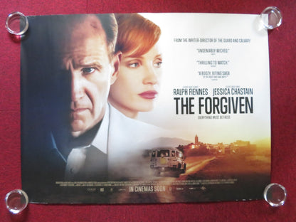 THE FORGIVEN UK QUAD ROLLED POSTER JESSICA CHASTAIN RALPH FIENNES 2021 Rendezvous Cinema Movie posters