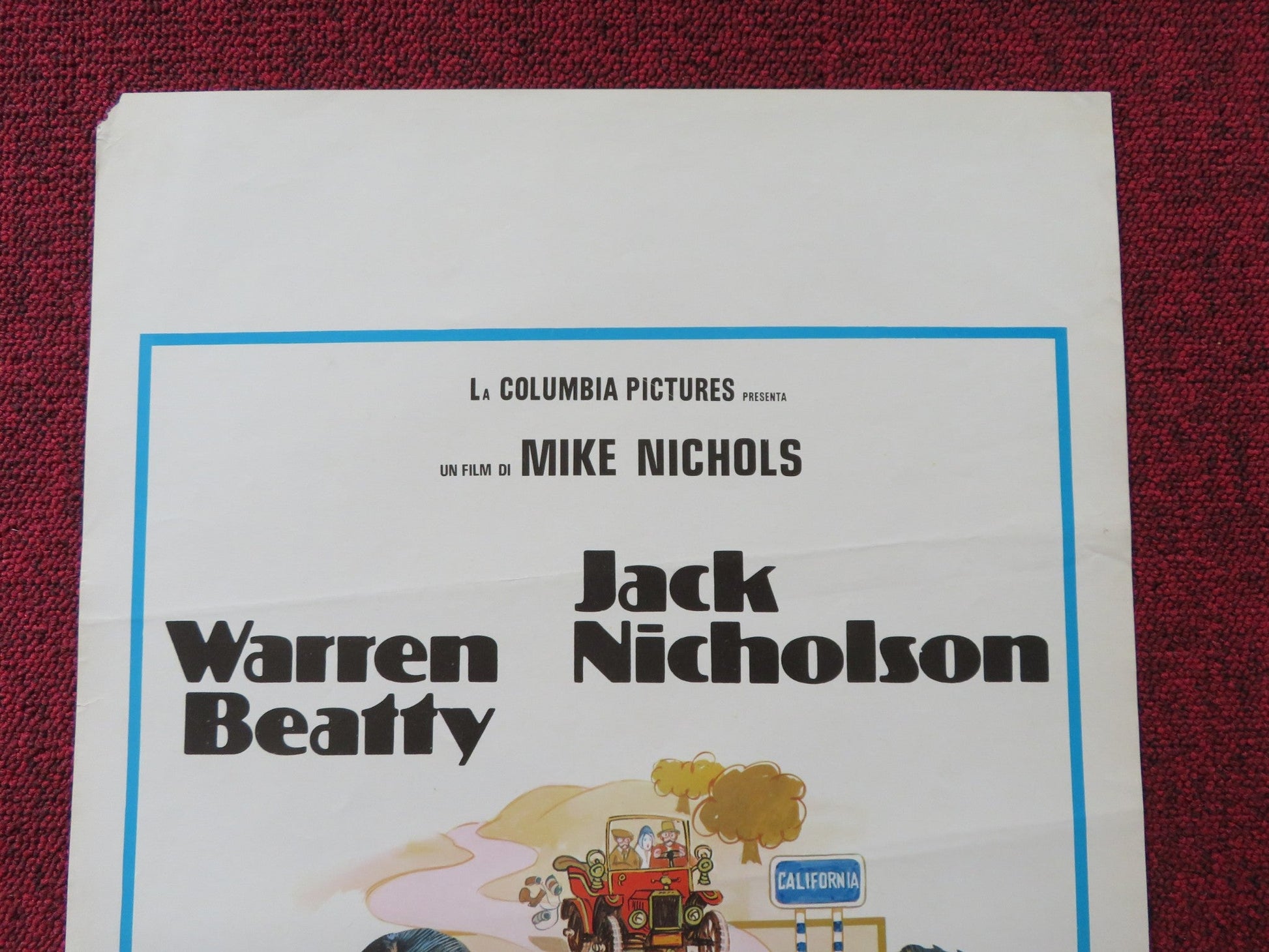 THE FORTUNE ITALIAN LOCANDINA POSTER WARREN BEATTY JACK NICHOLSON 1975 Rendezvous Cinema Movie posters