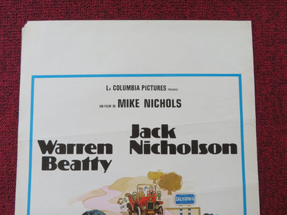 THE FORTUNE ITALIAN LOCANDINA POSTER WARREN BEATTY JACK NICHOLSON 1975 Rendezvous Cinema Movie posters