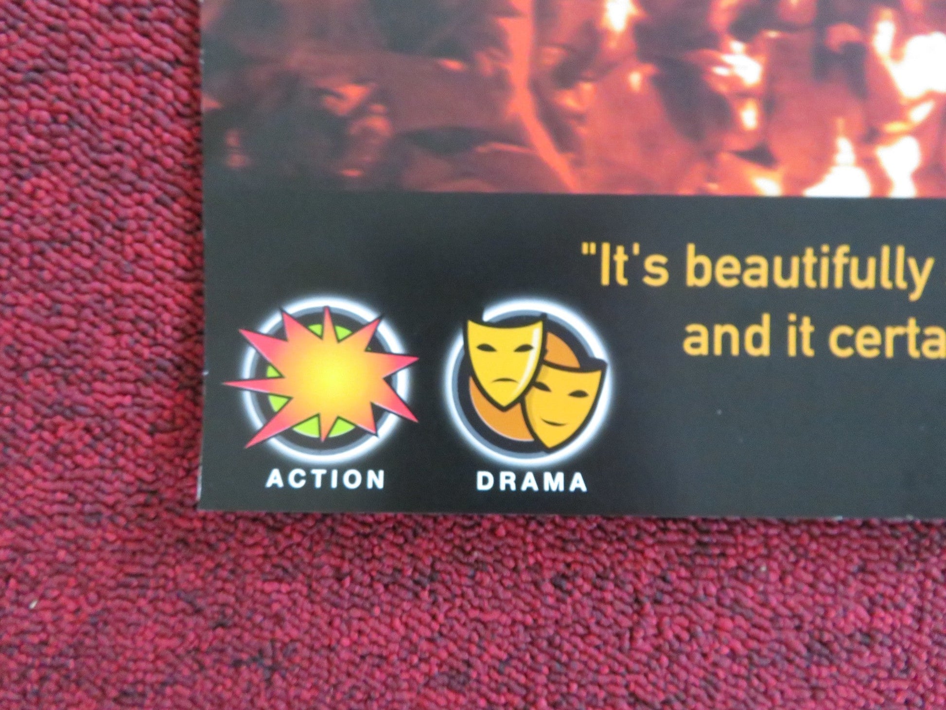 THE FOUR FEATHERS VHS VIDEO POSTER HEATH LEDGER KATE HUDSON 2002 Rendezvous Cinema Movie posters