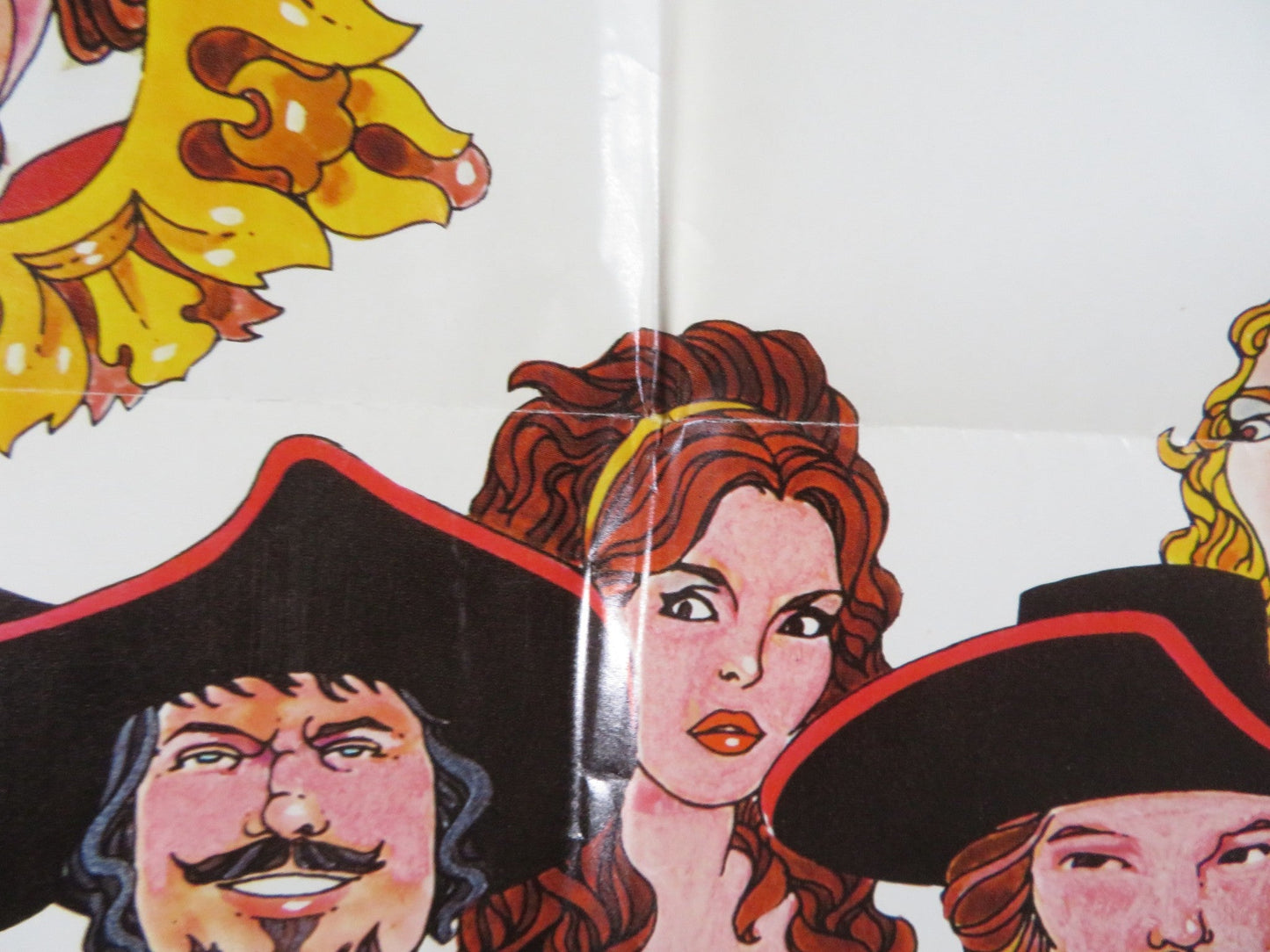 THE FOUR MUSKETEERS STYLE B FOLDED US ONE SHEET POSTER OLVIER REED R. WELCH 1974 Rendezvous Cinema Movie posters