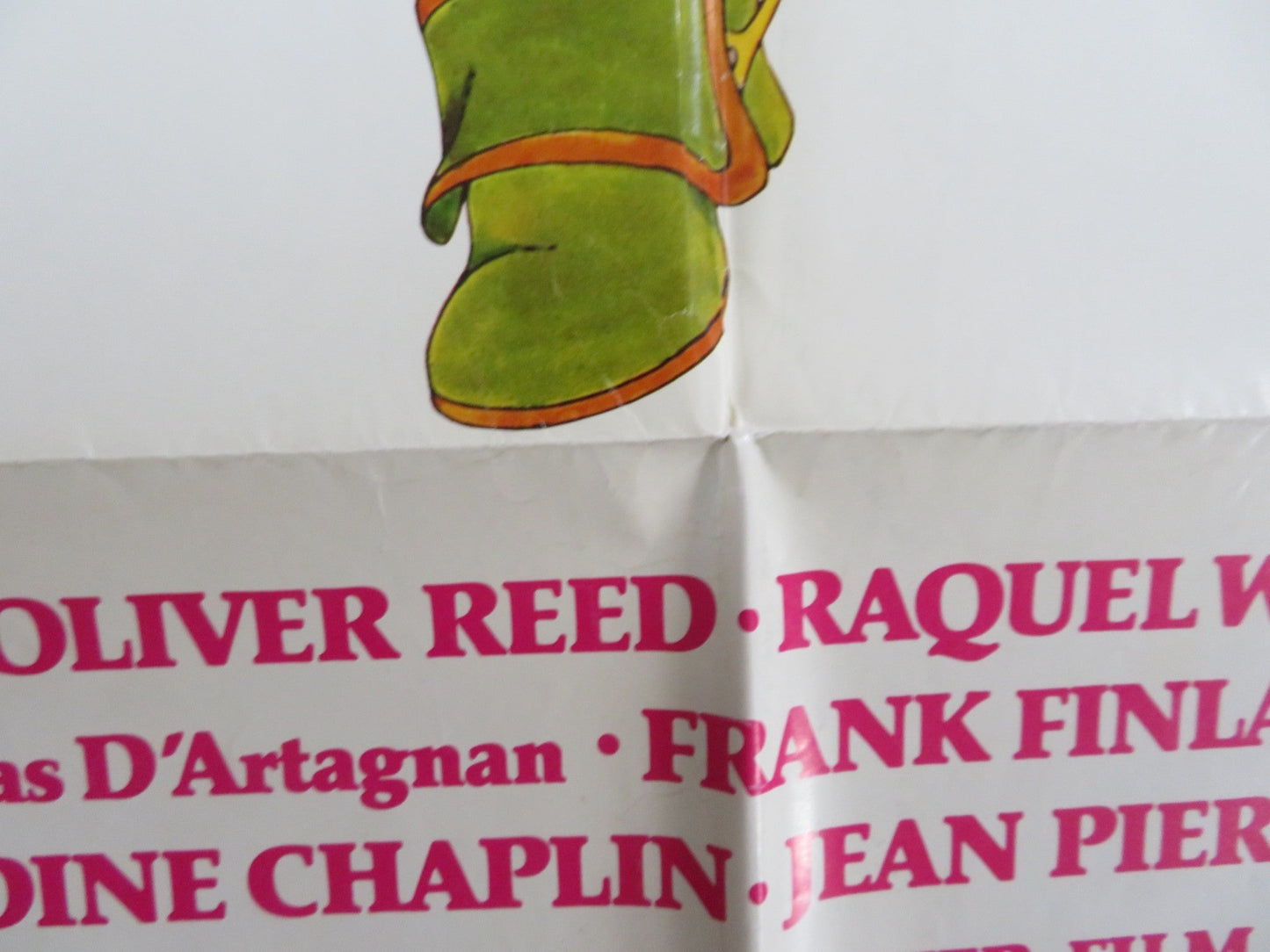 THE FOUR MUSKETEERS STYLE B FOLDED US ONE SHEET POSTER OLVIER REED R. WELCH 1974 Rendezvous Cinema Movie posters