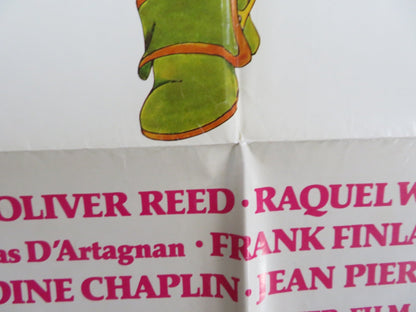 THE FOUR MUSKETEERS STYLE B FOLDED US ONE SHEET POSTER OLVIER REED R. WELCH 1974 Rendezvous Cinema Movie posters