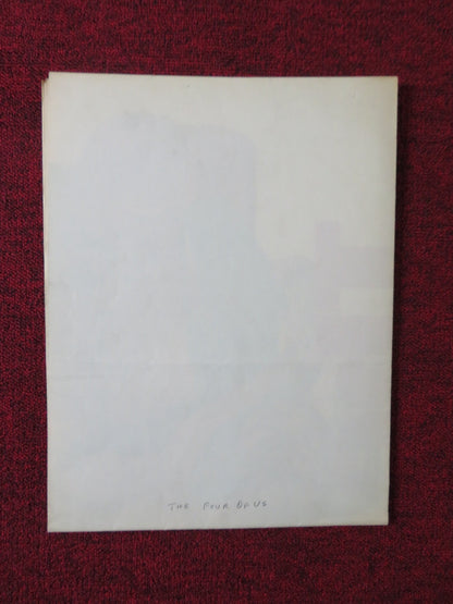 THE FOUR OF US FOLDED US ONE SHEET POSTER PIERRE ROUSSEAU DANIELE VLAMINCK 1972 Rendezvous Cinema Movie posters