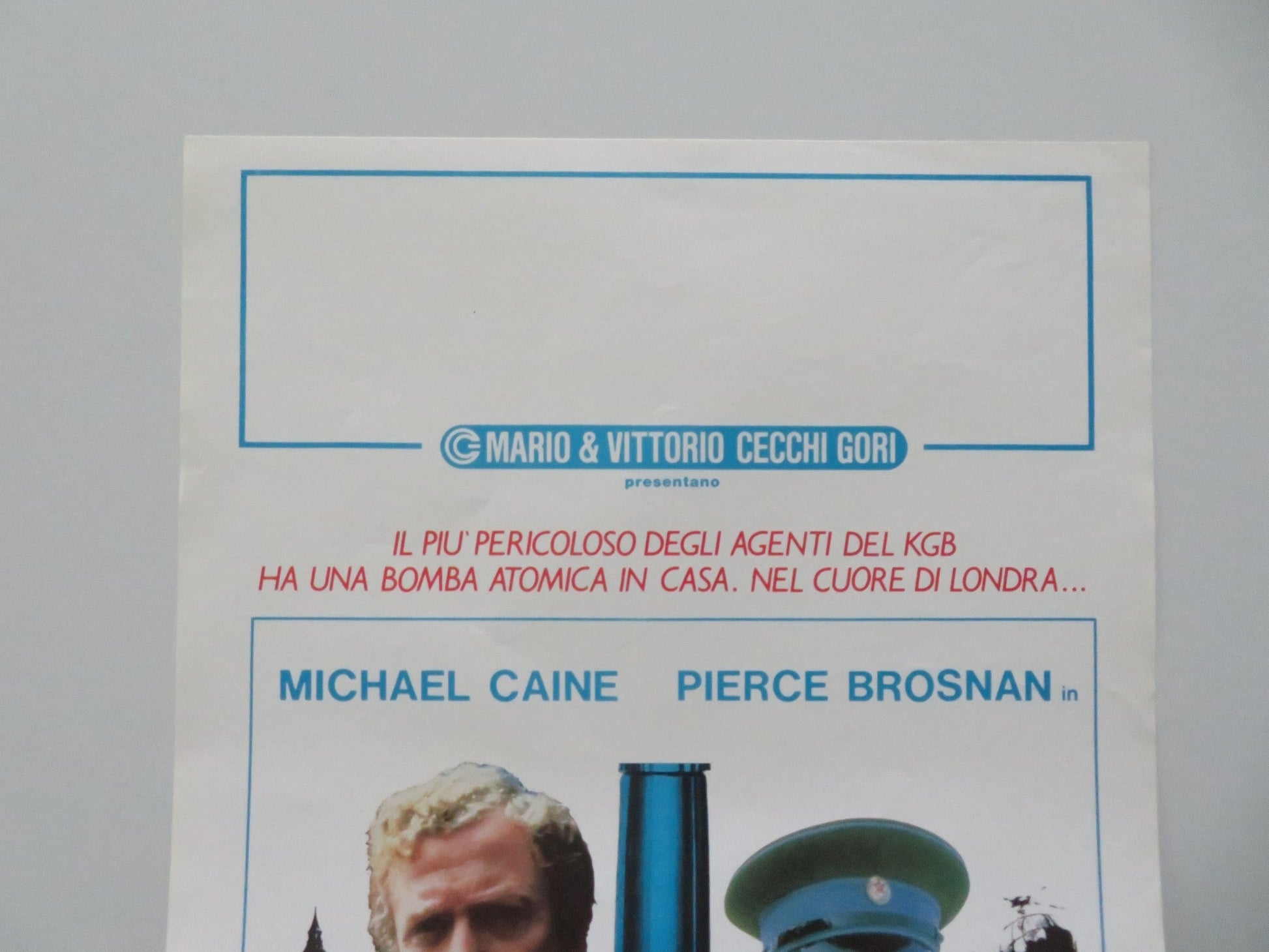THE FOURTH PROTOCOL ITALIAN LOCANDINA POSTER MICHAEL CAINE PIERCE BROSNAN 1987 Movie posters