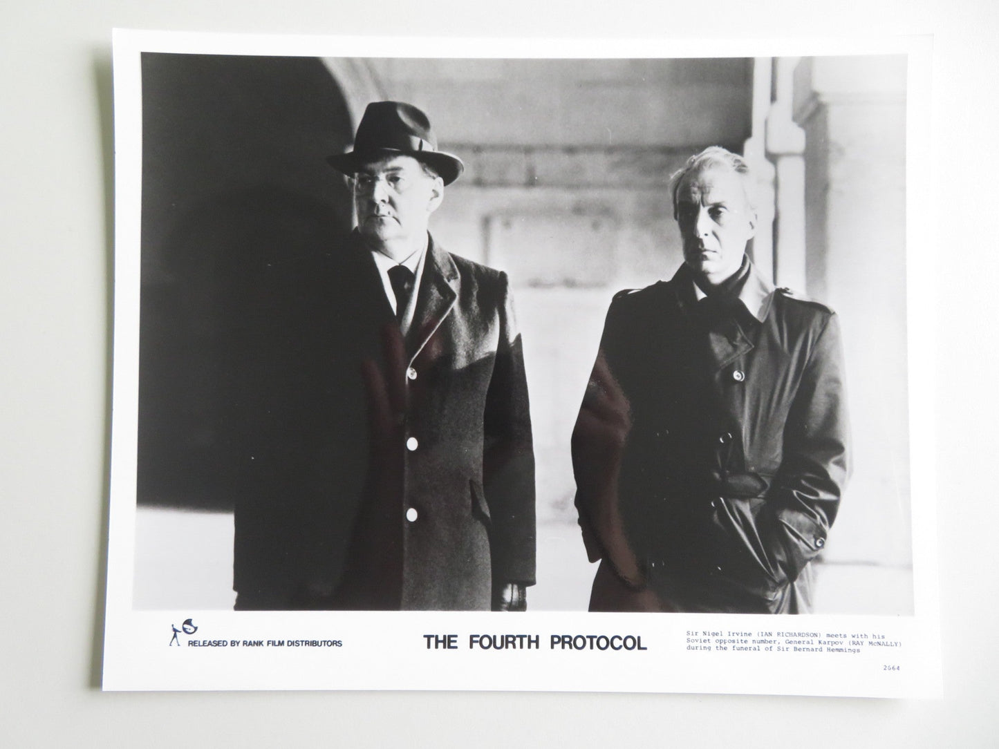 THE FOURTH PROTOCOL MOVIE STILL PHOTO LOT OF 7 MICHAEL CAINE PIERCE BROSNAN 1987 Movie posters