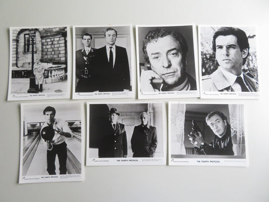 THE FOURTH PROTOCOL MOVIE STILL PHOTO LOT OF 7 MICHAEL CAINE PIERCE BROSNAN 1987 Movie posters