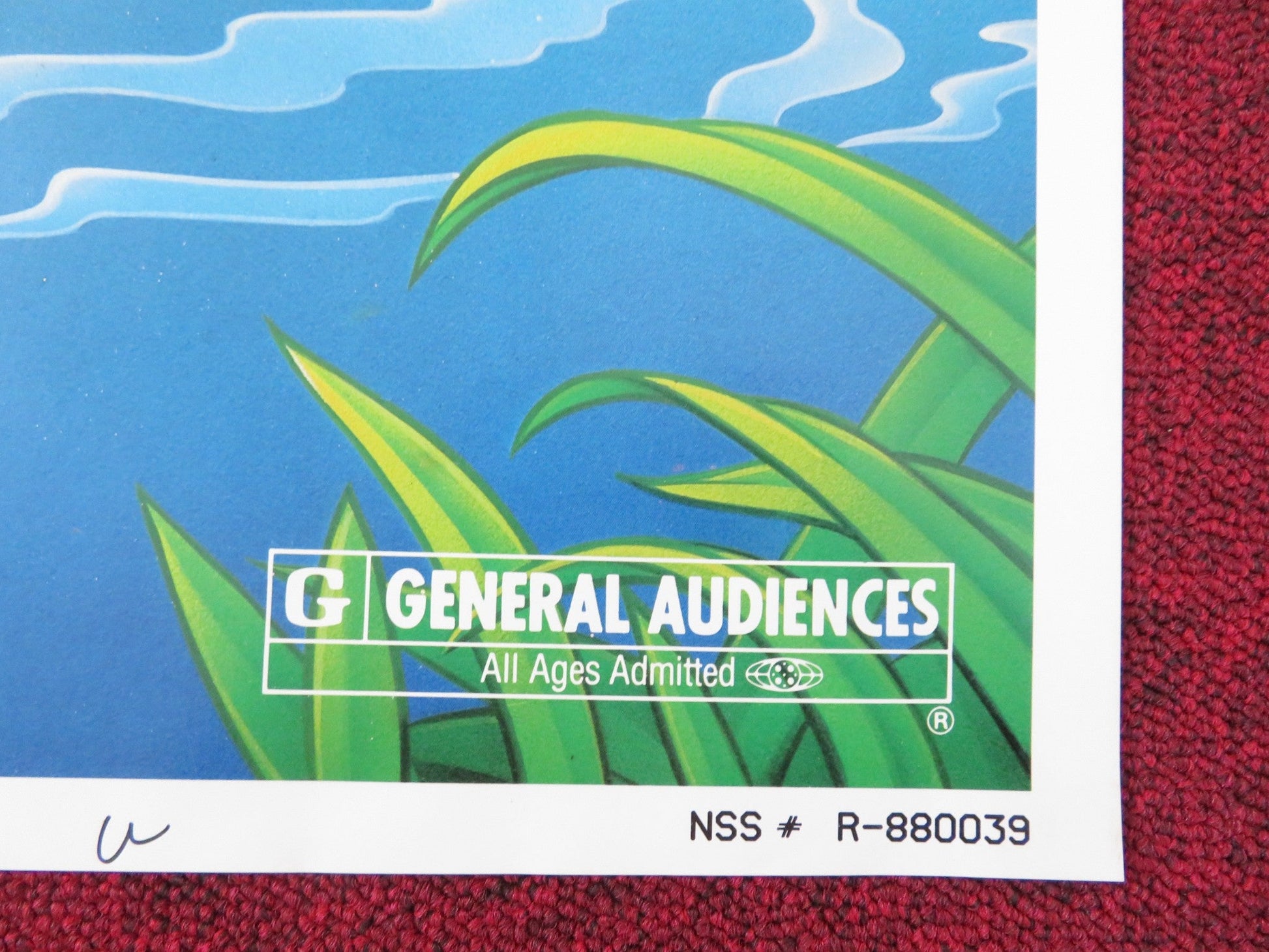 THE FOX AND THE HOUND FOLDED US ONE SHEET POSTER DISNEY KURT RUSSELL ROONEY 1988 Rendezvous Cinema Movie posters